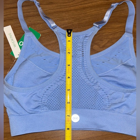 NWT- DIP BRAND - Blue yoga top “Wicking” “Color Run Women Active” Size: Small - Picture 5 of 11